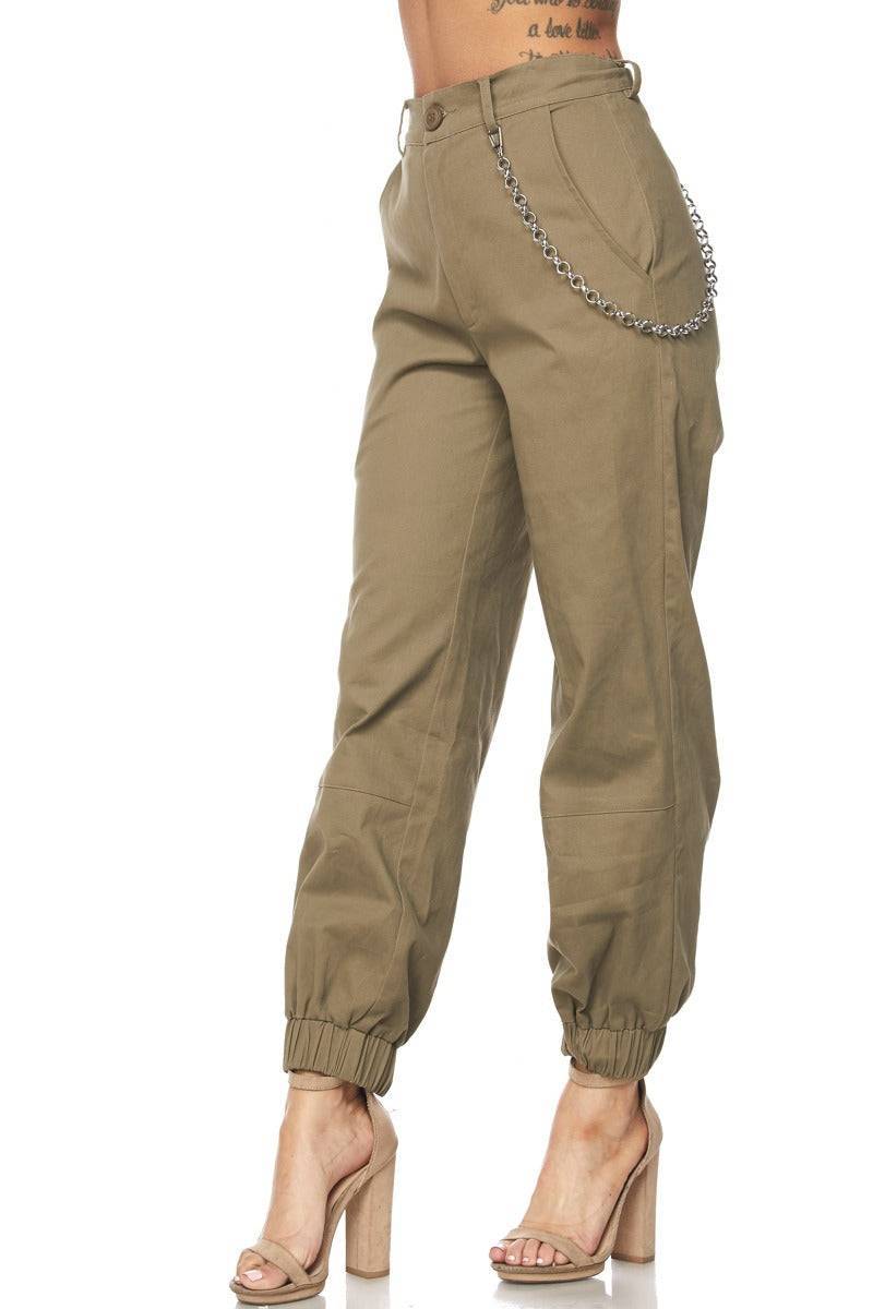 Pantalón Deportivo con Cadena
