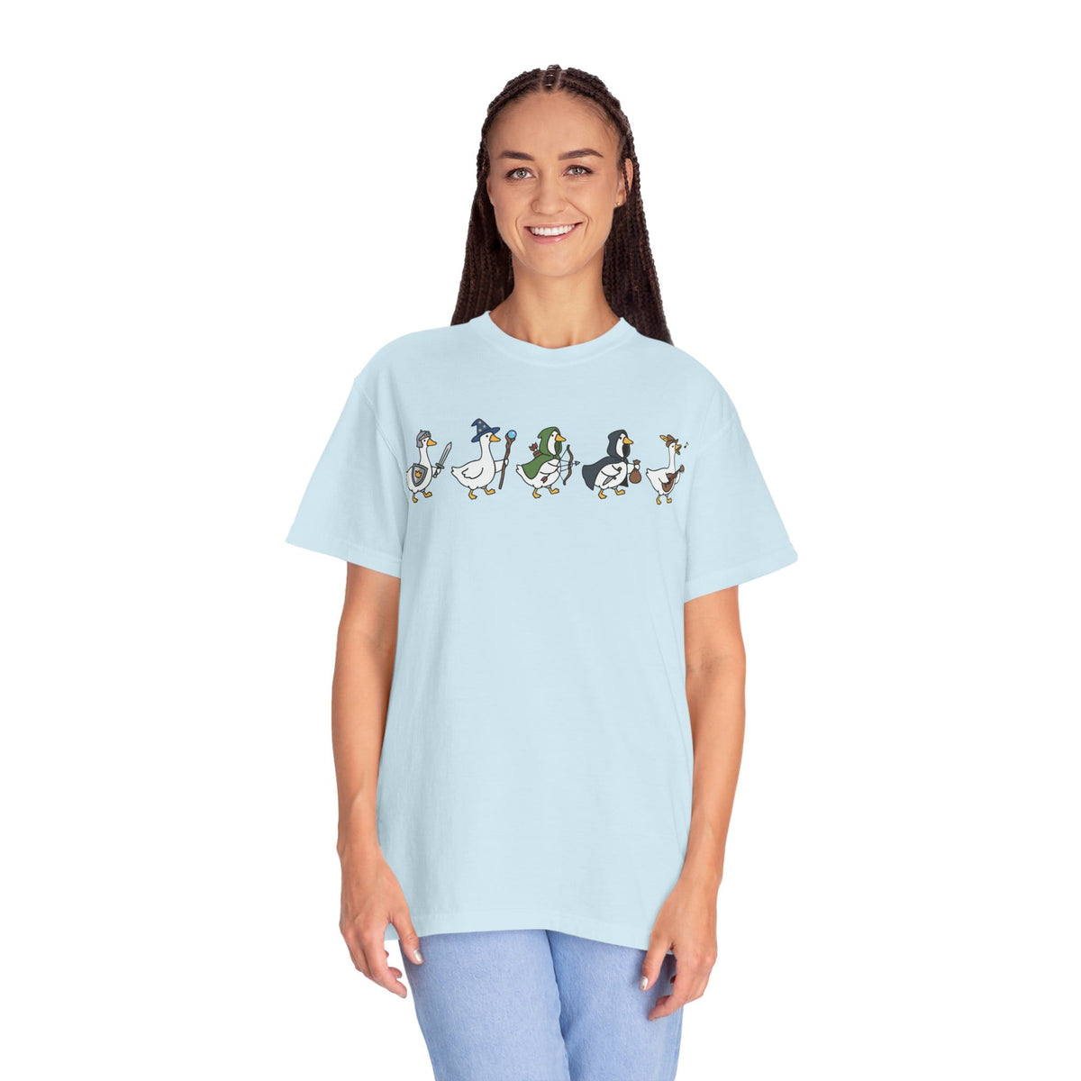 Silly Goose Adventurers Funny D&D T-Shirt - Comfort Colors