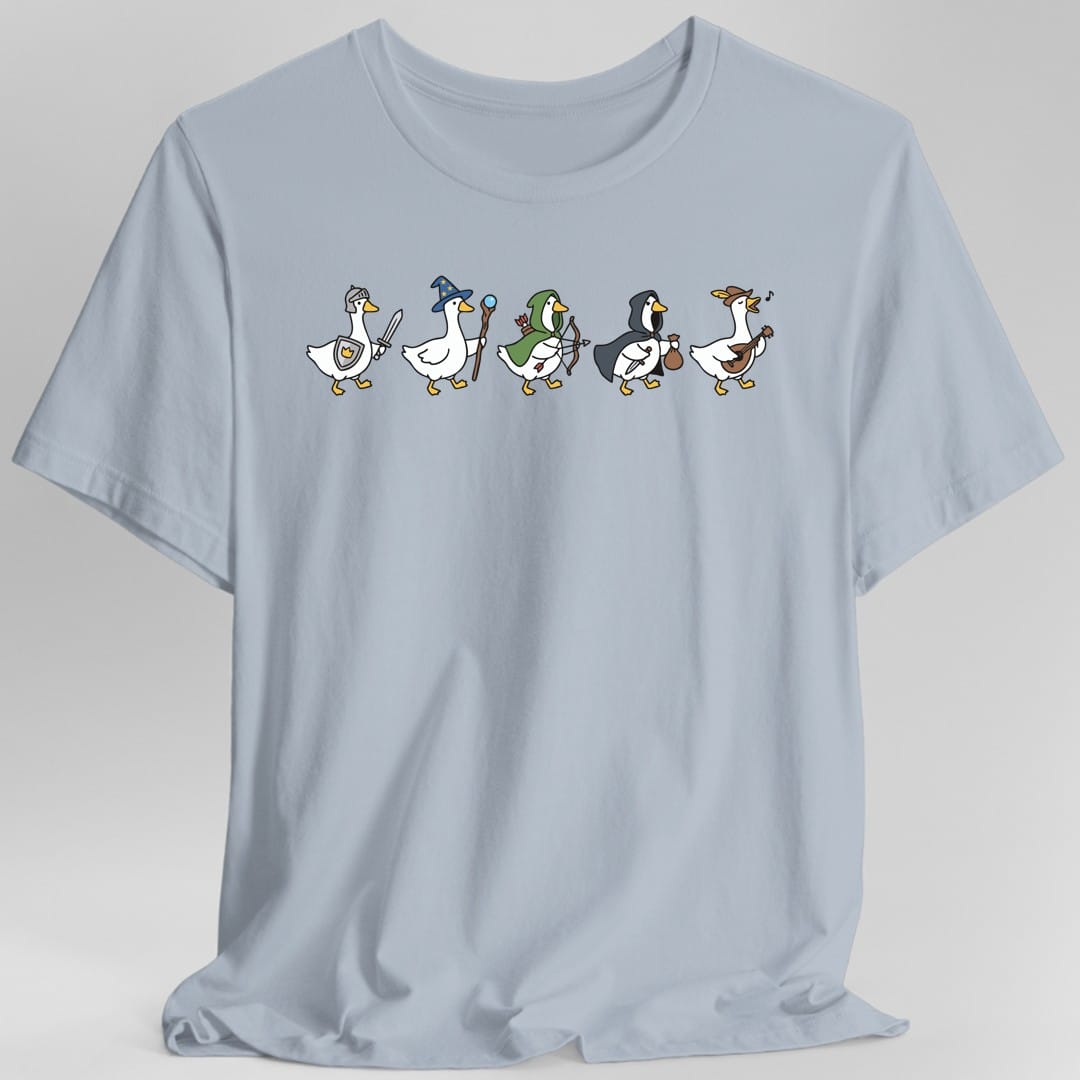 Silly Goose Adventurers Funny D&D T-Shirt