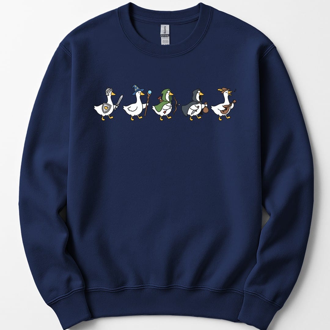 Silly Goose Adventurers Funny D&D Sweatshirt