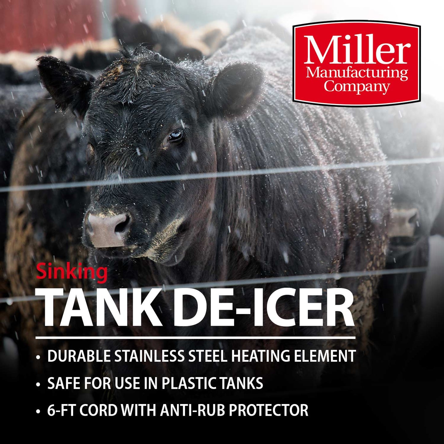Descongelador de Tanques Sumergible, 1500 Watts