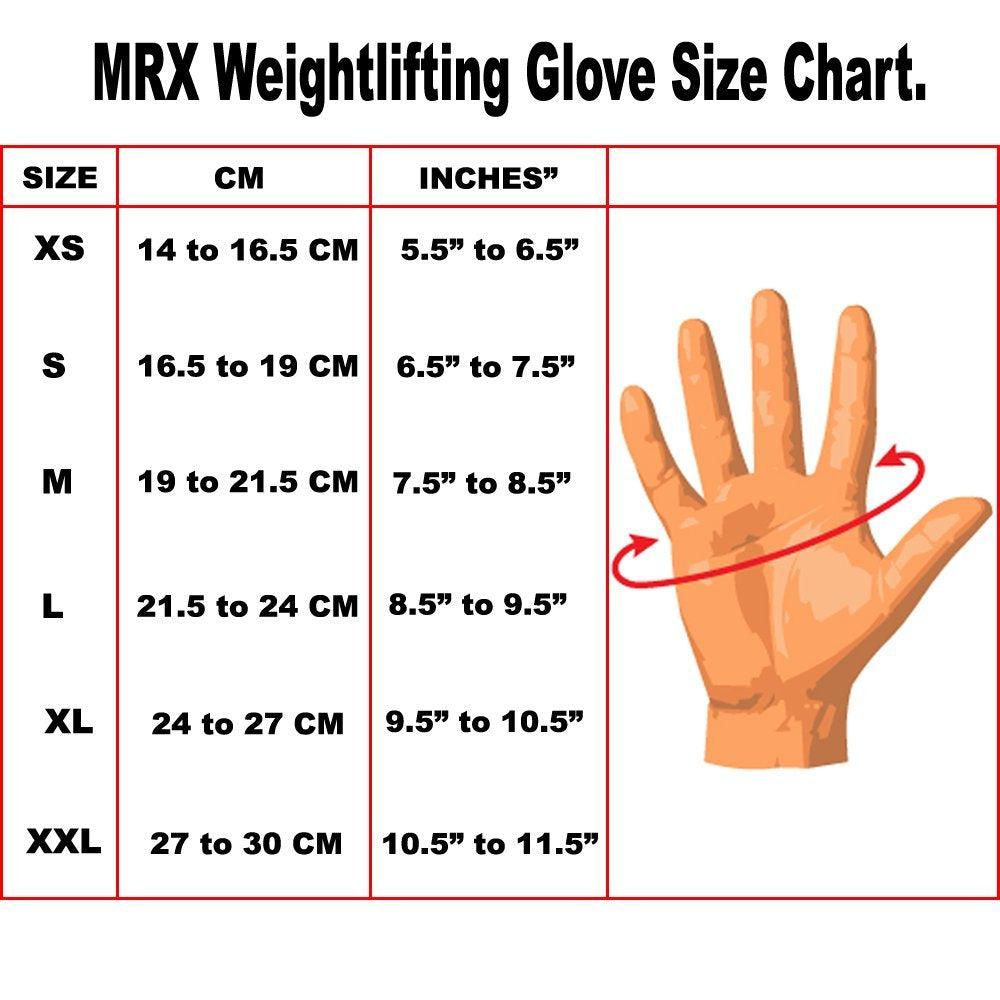 MRX Weight Lifting Gloves Gym Training Bodybuilding Fitness Glove Workout Men & Women 2614