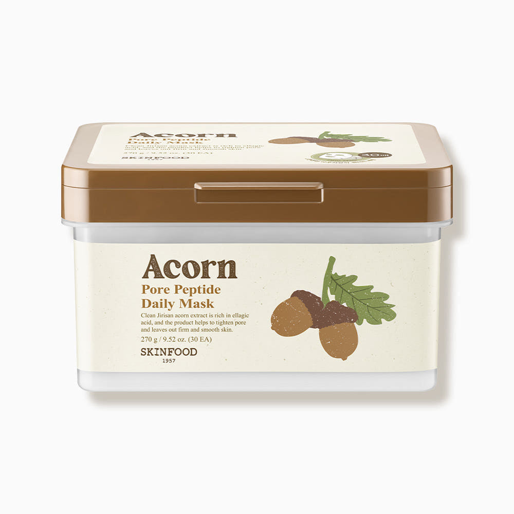 SKINFOOD Acorn Pore Peptide Daily Mask 270g/30ea
