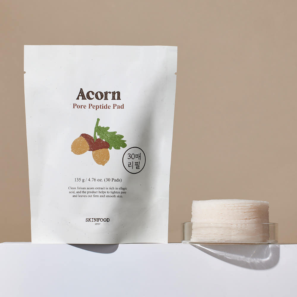 SKINFOOD Acorn Pore Peptide Pad 135g/30Pads (Refill)