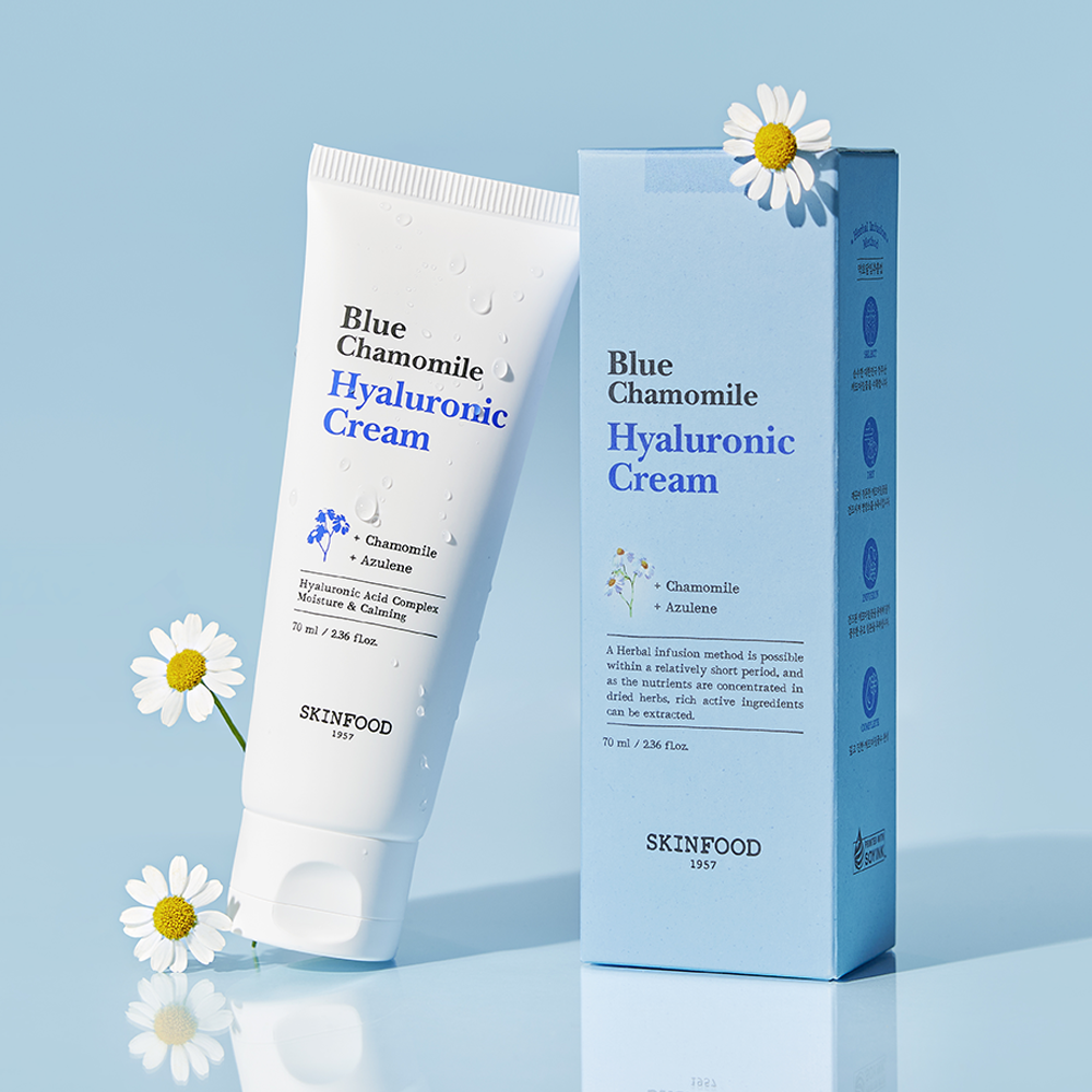 SKINFOOD Blue Chamomile Hyaluronic Cream 70ml