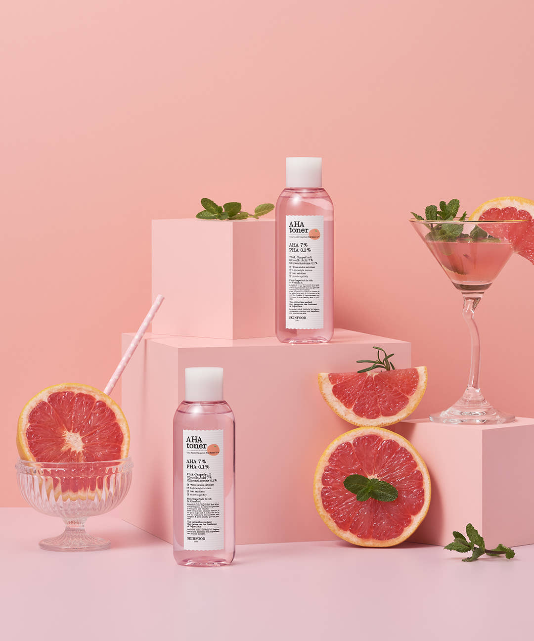 SKINFOOD Pink Grapefruit AHA Toner 200ml