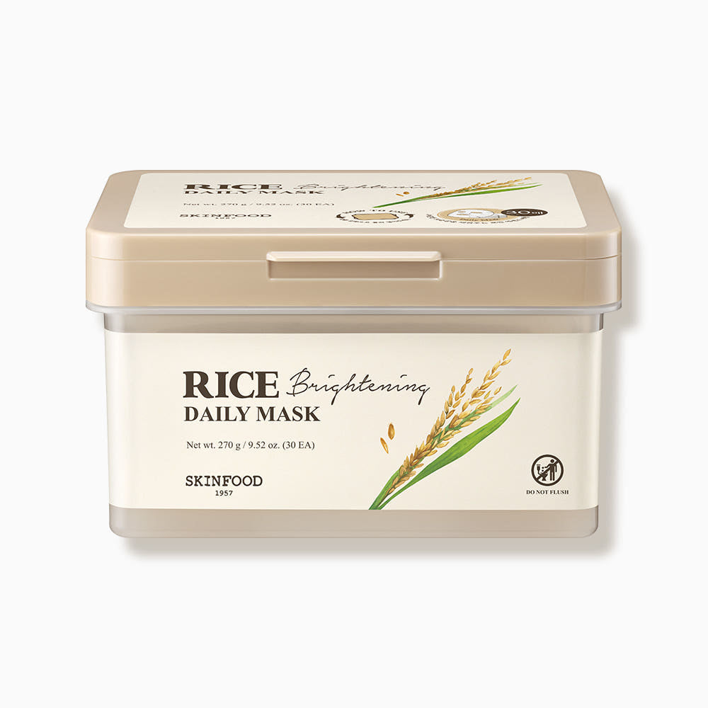SKINFOOD Rice Brightening Daily Mask 270g/30ea