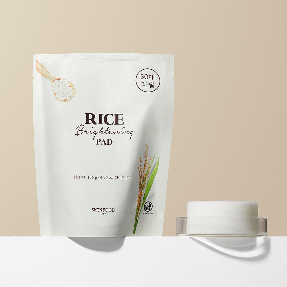 SKINFOOD Rice Brightening Pad 135g/30Pads [Refill]