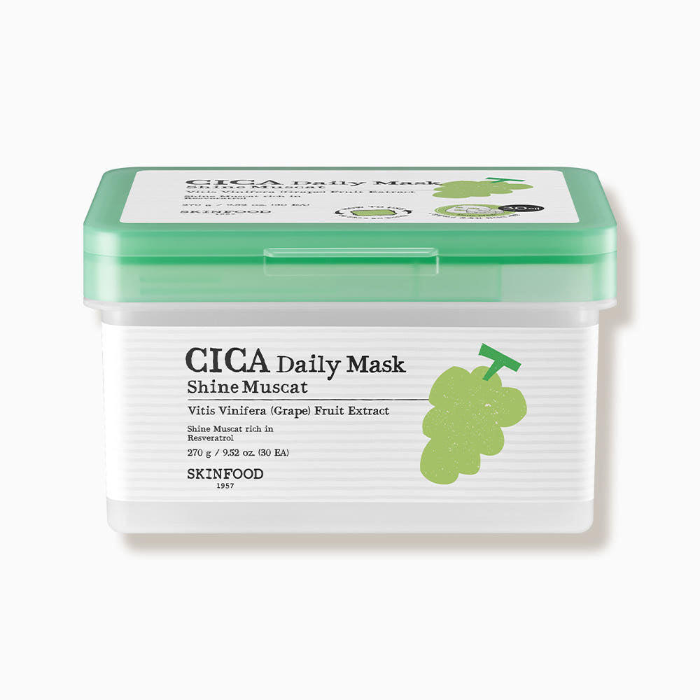 SKINFOOD Shine Muscat Cica Daily Mask 270g/30ea