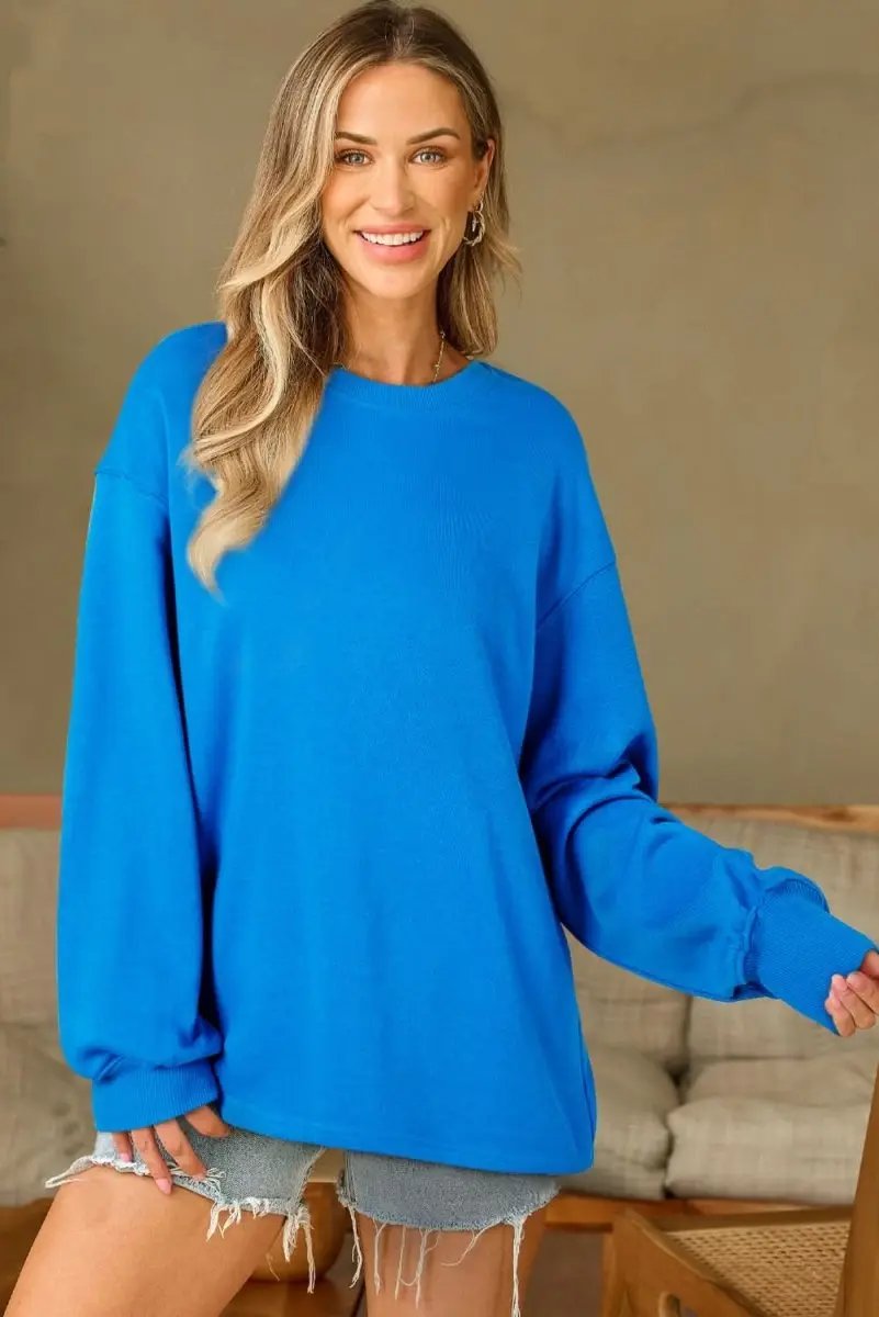 Women's Sweatshirt - Soft & Comfy - Daily Wear Pullover