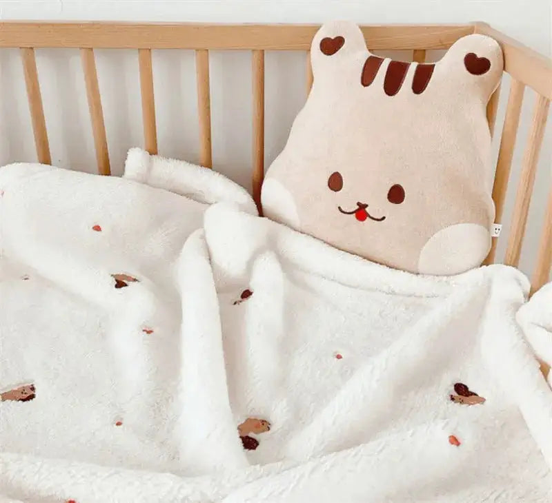 Soft Flannel Baby Blanket for Newborns - # BAGE41210012