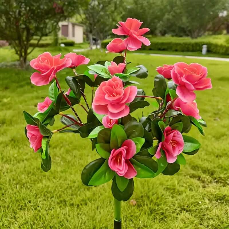 Solar-Powered Camellia Tree Lights