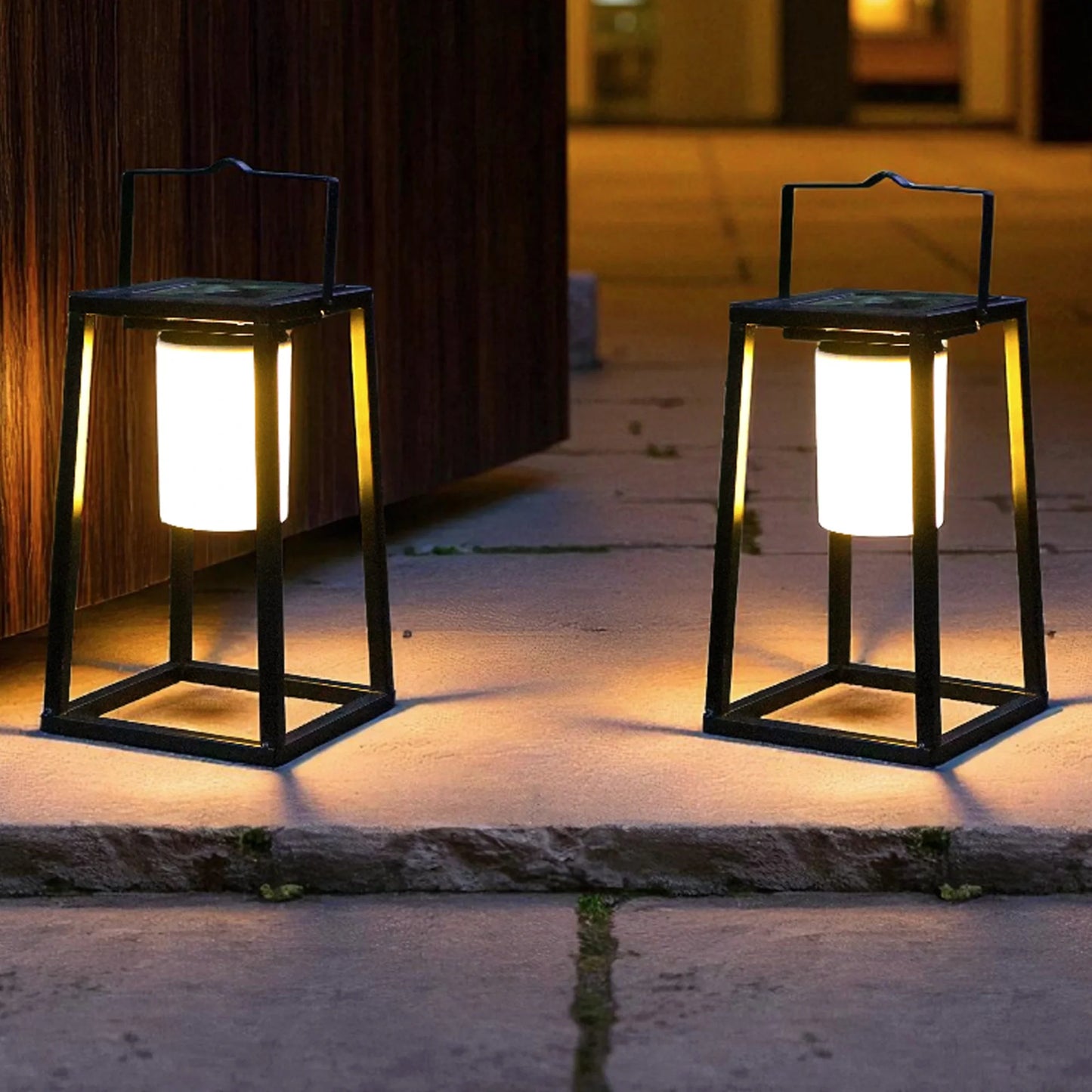 Outdoor Solar Lantern Portable Brightness Solar Lamp IP44 Waterproof