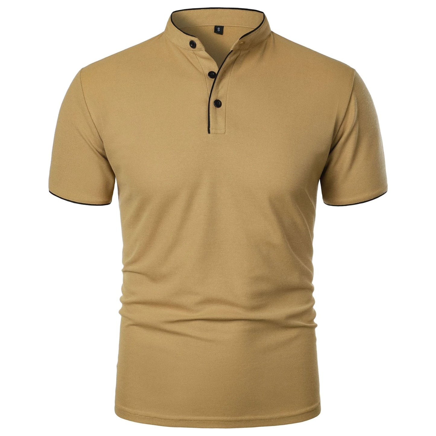 Solid Color Short Sleeve T-Shirt - # BOAA13510044