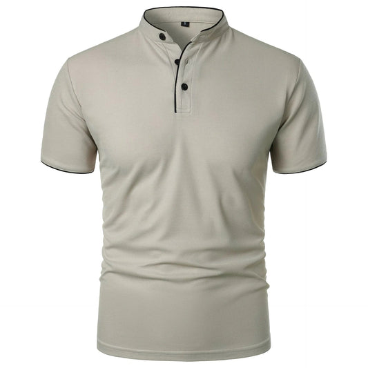 Solid Color Short Sleeve T-Shirt - # BOAA13510044
