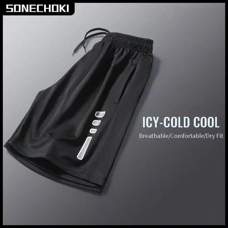 SONECHOKI Pantalones Cortos Hombre Estampado de Rayas Sueltos Baloncesto Deporte Gimnasio Transpirable Pantalones Cortos Fitness Entrenamiento Fondo Masculino