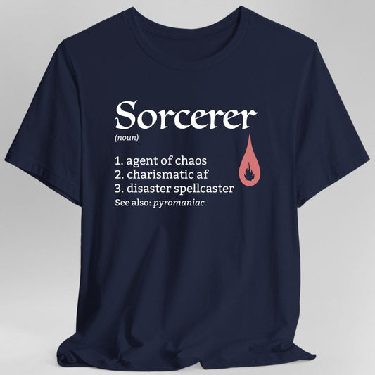 Definición de la clase Hechicero D&D Camiseta