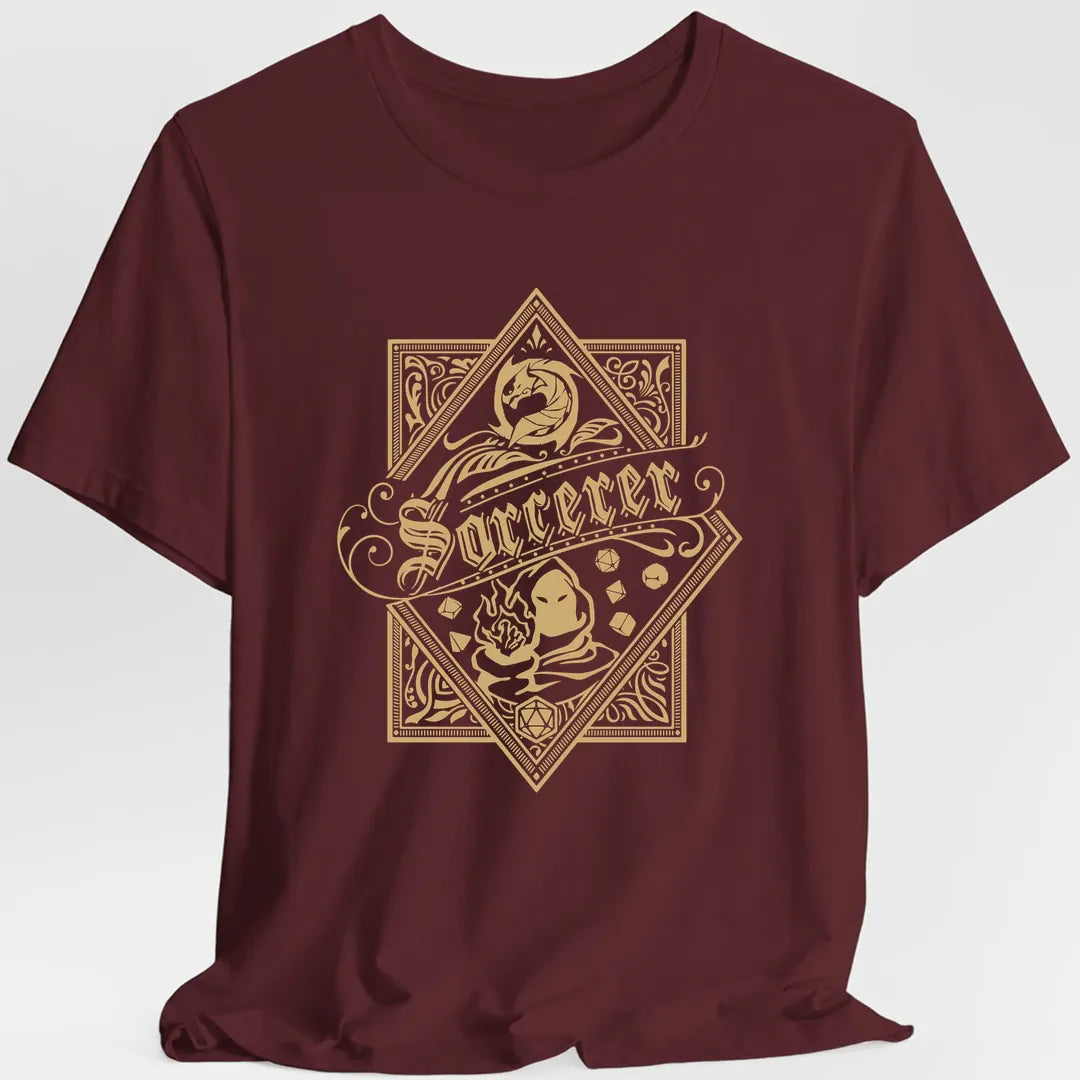 Sorcerer D&D Class Emblem T-shirt