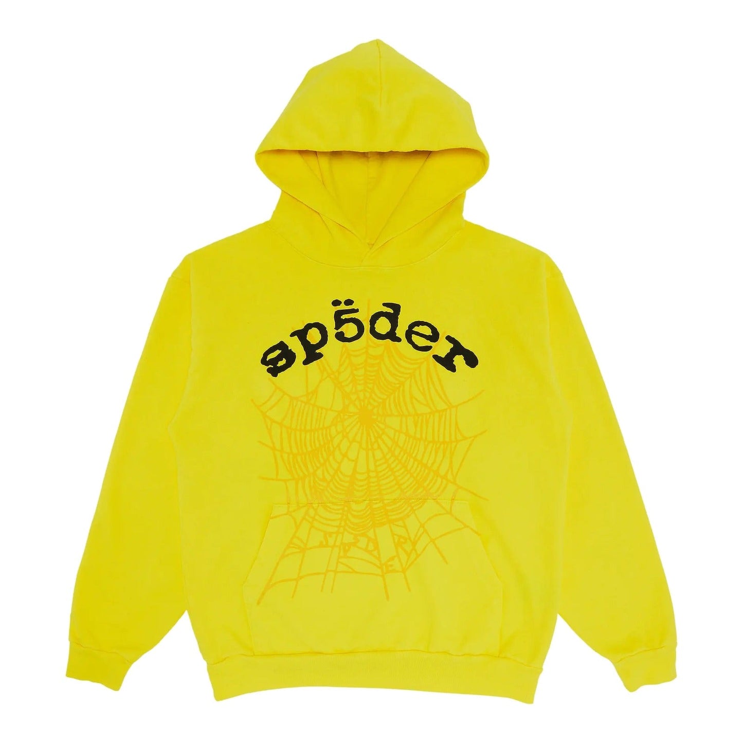 Sp5der Legacy Web Hoodie Yellow