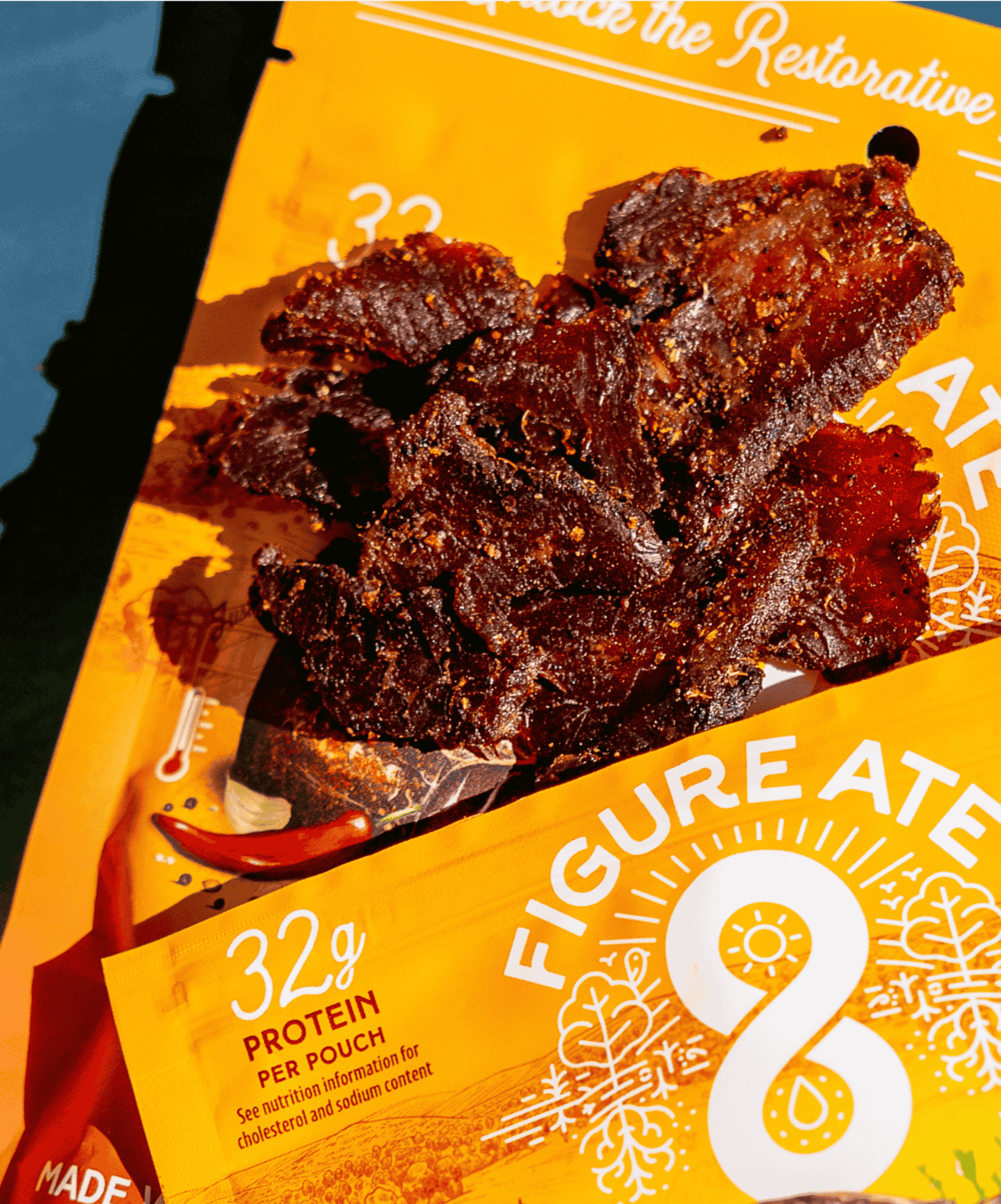 Spiced Grass Fed & Finished Beef Biltong
