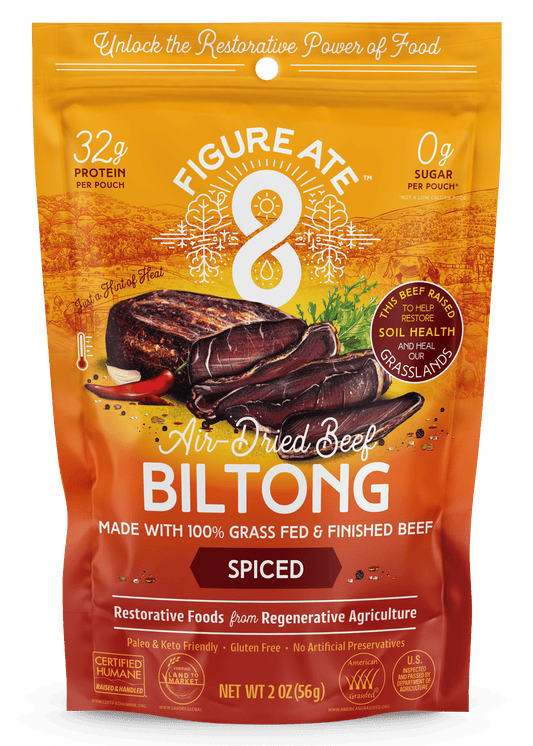 Biltong de Ternera Especiado Criada y Terminada con Pasto