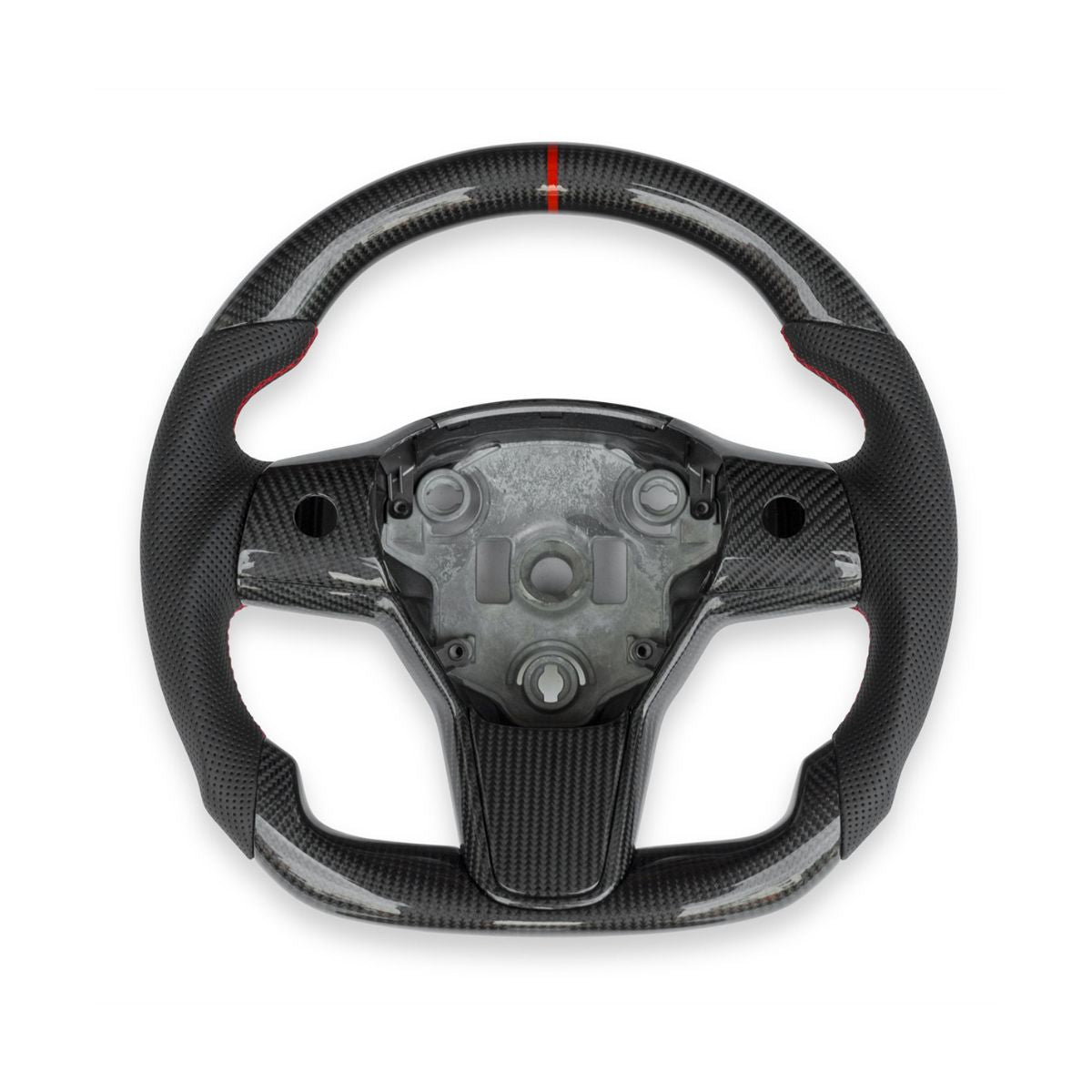 TESERY Sport Carbon Fiber Steering Wheel for Tesla Model 3 / Y【Style 25】