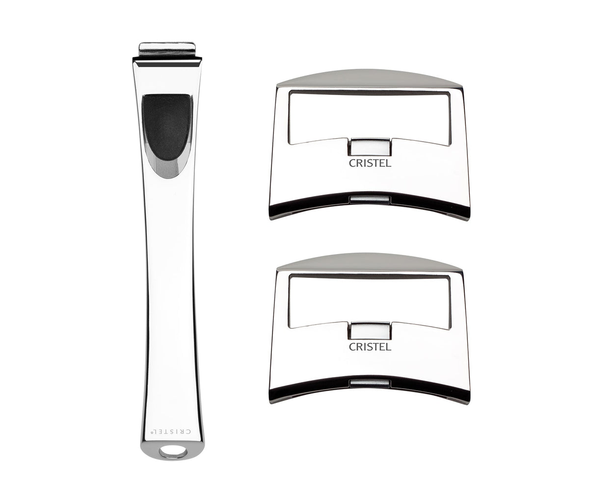 Set of 1 Handle + 2 Side Handles - Casteline Collection