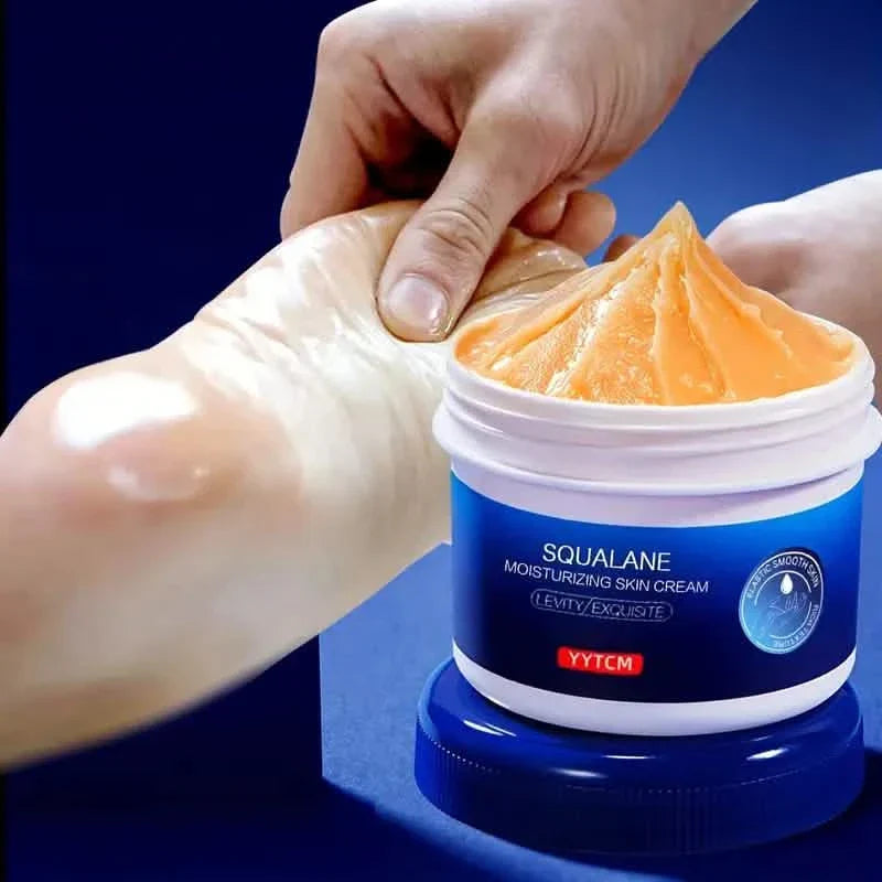 Squalane Moisturizing Skin Cream for Dry, Cracked Feet and Hands