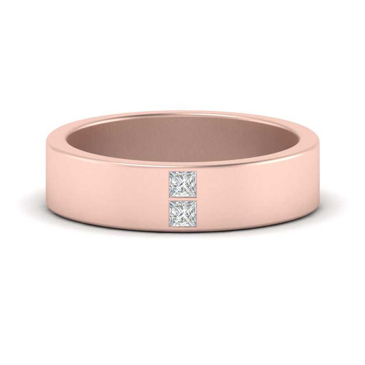 Square Diamond Mens Band