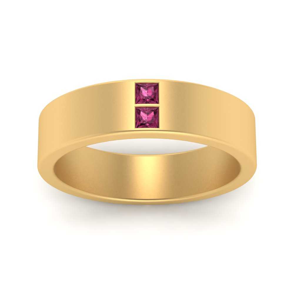 Square Diamond Mens Band