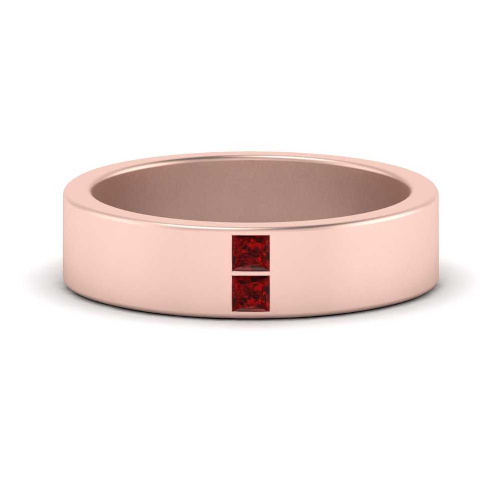Square Diamond Mens Band