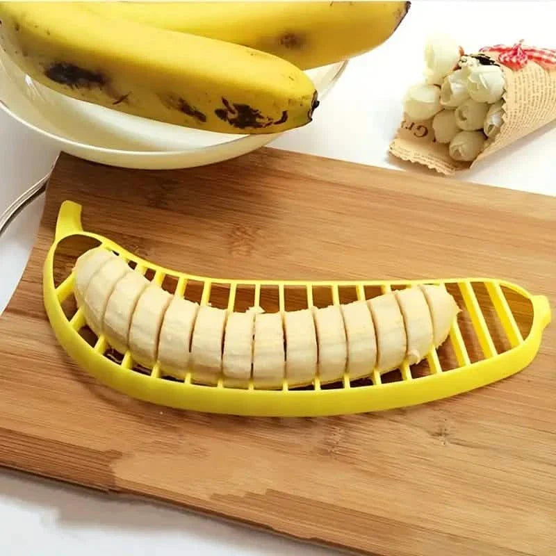Stainless Steel Blade Banana Slicer