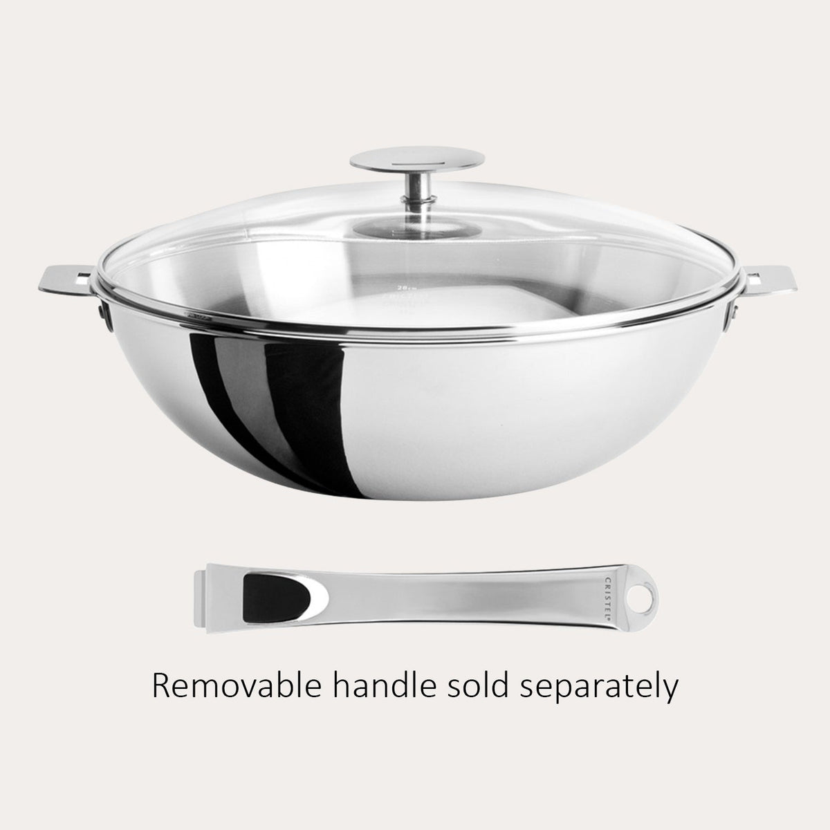 Stainless Steel Wok - Casteline Collection