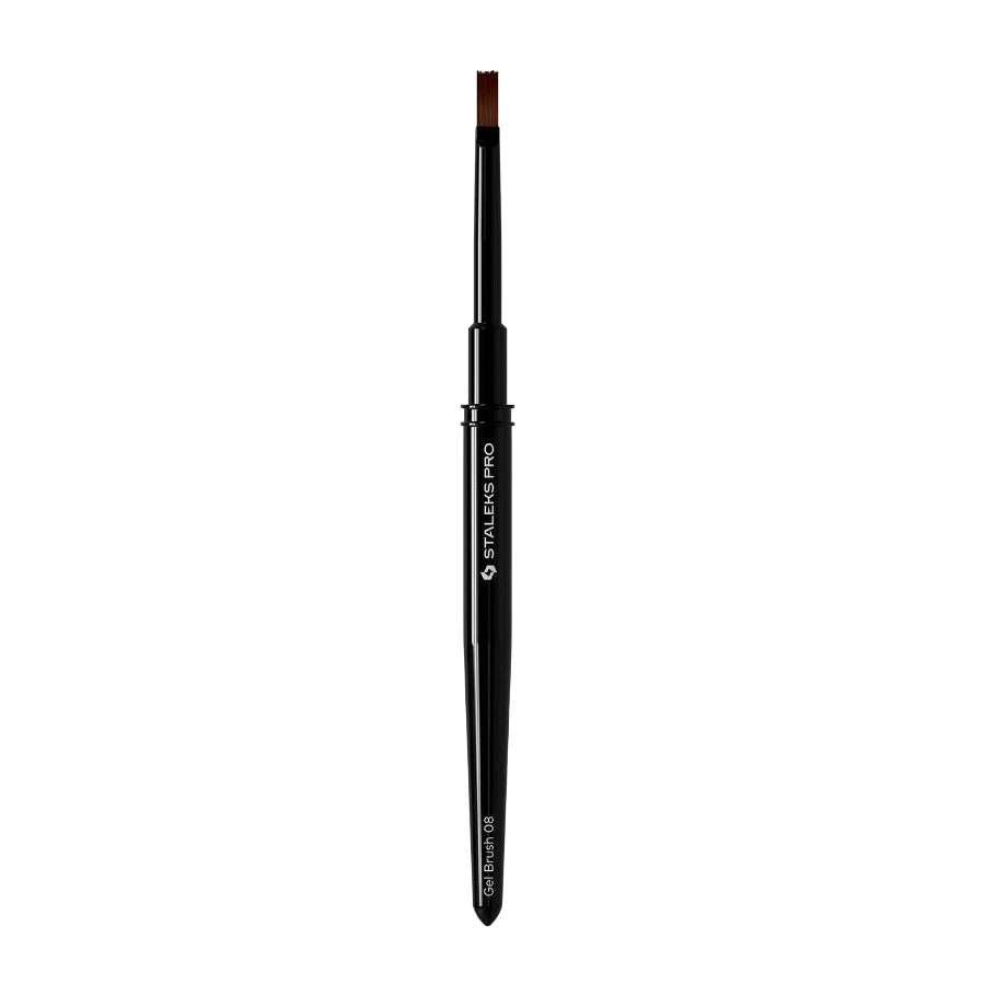STALEKS - Straight Brush for Gel Expert Width 6mm / Length 10mm - NBE-08