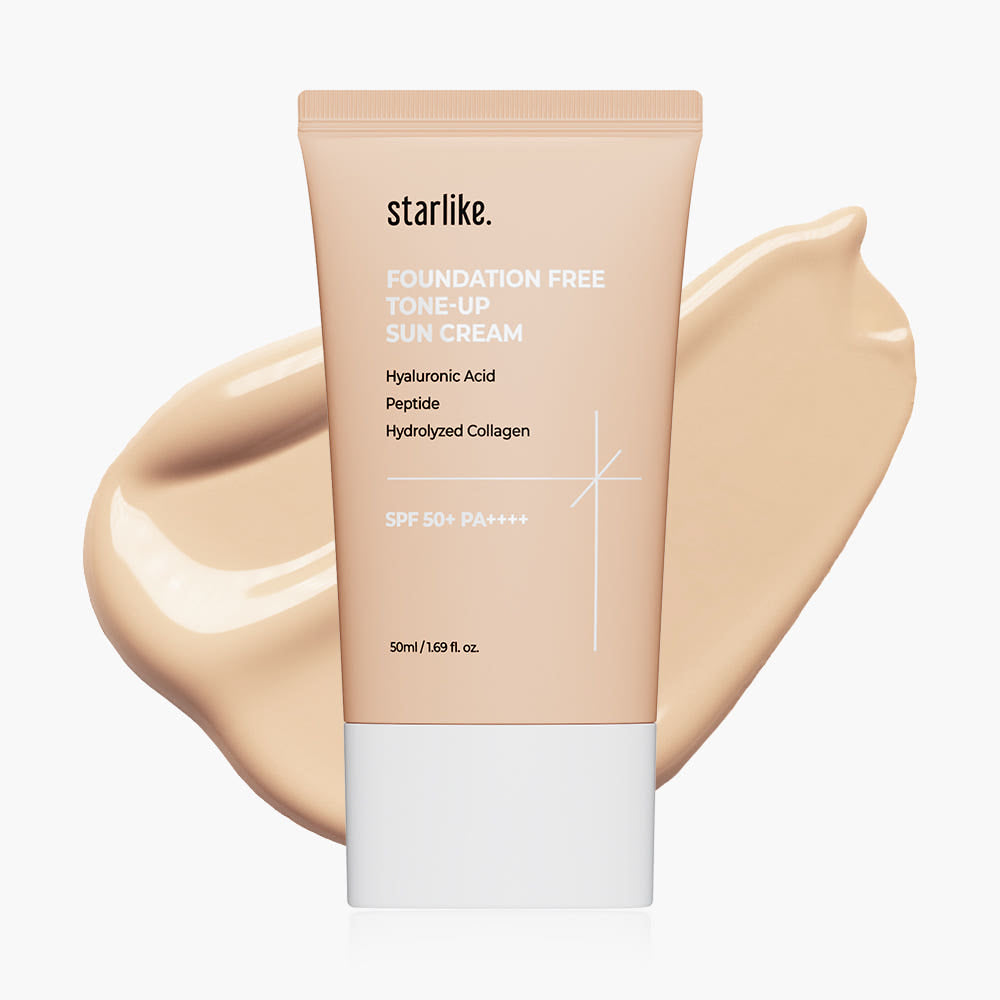 starlike Foundation Free Tone Up Sun Cream SPF50+ PA++++ 50ml