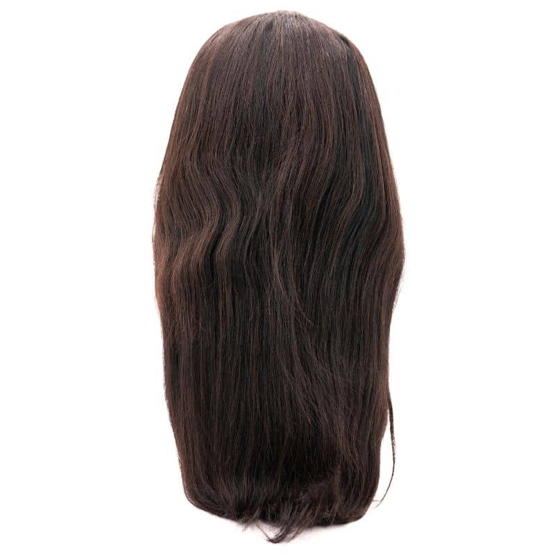 Peluca de Cierre de Encaje Transparente 4x4 Lisa de Cabello 100% Humano