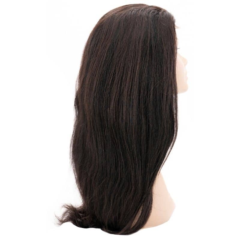 Peluca de Cierre de Encaje Transparente 4x4 Lisa de Cabello 100% Humano