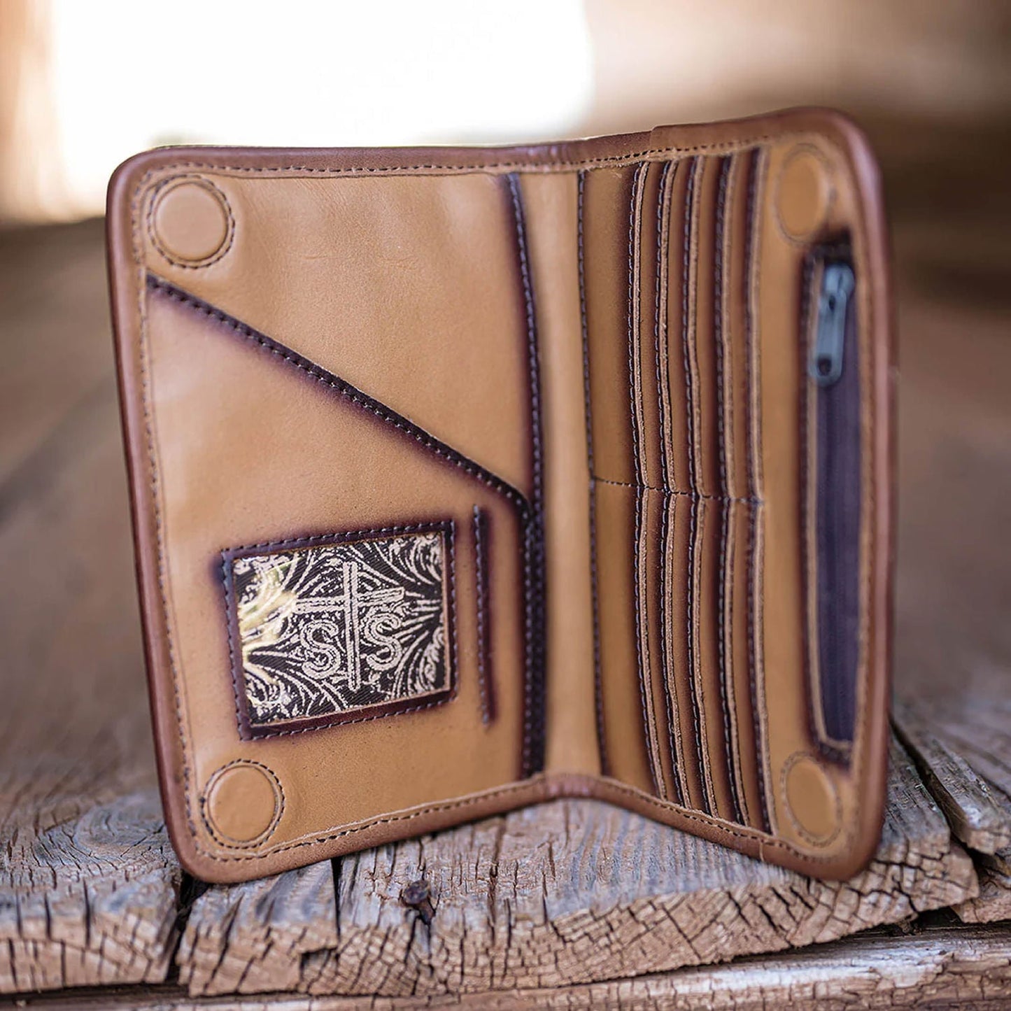 Billetera magnética Serape STS Mojave Sky
