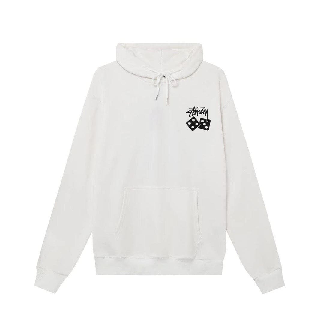 Stussy Dice Hoodie in White