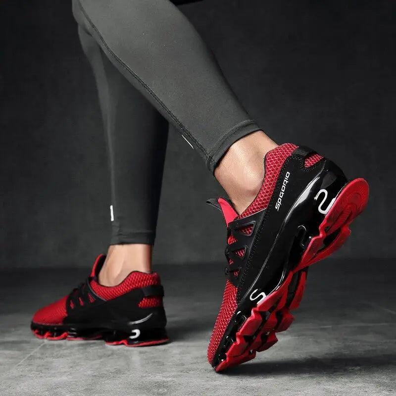 Stylish Black Mens Soft Casual Sneakers Breathable Comfort Sport Elegant Men Sneakers