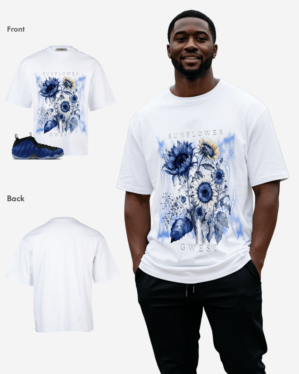 Camiseta de hombre extragrande G West Sunflower 2.0