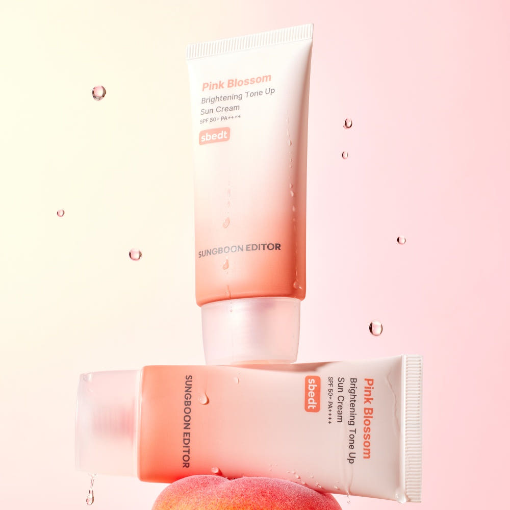 SUNGBOON EDITOR Pink Blossom Brightening Tone Up Sun Cream SPF 50+ PA+++ 50ml