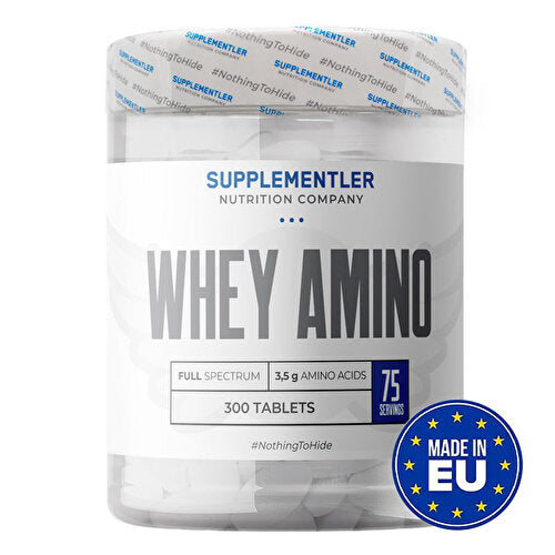 Supplements.com Whey Amino 300 Tablets