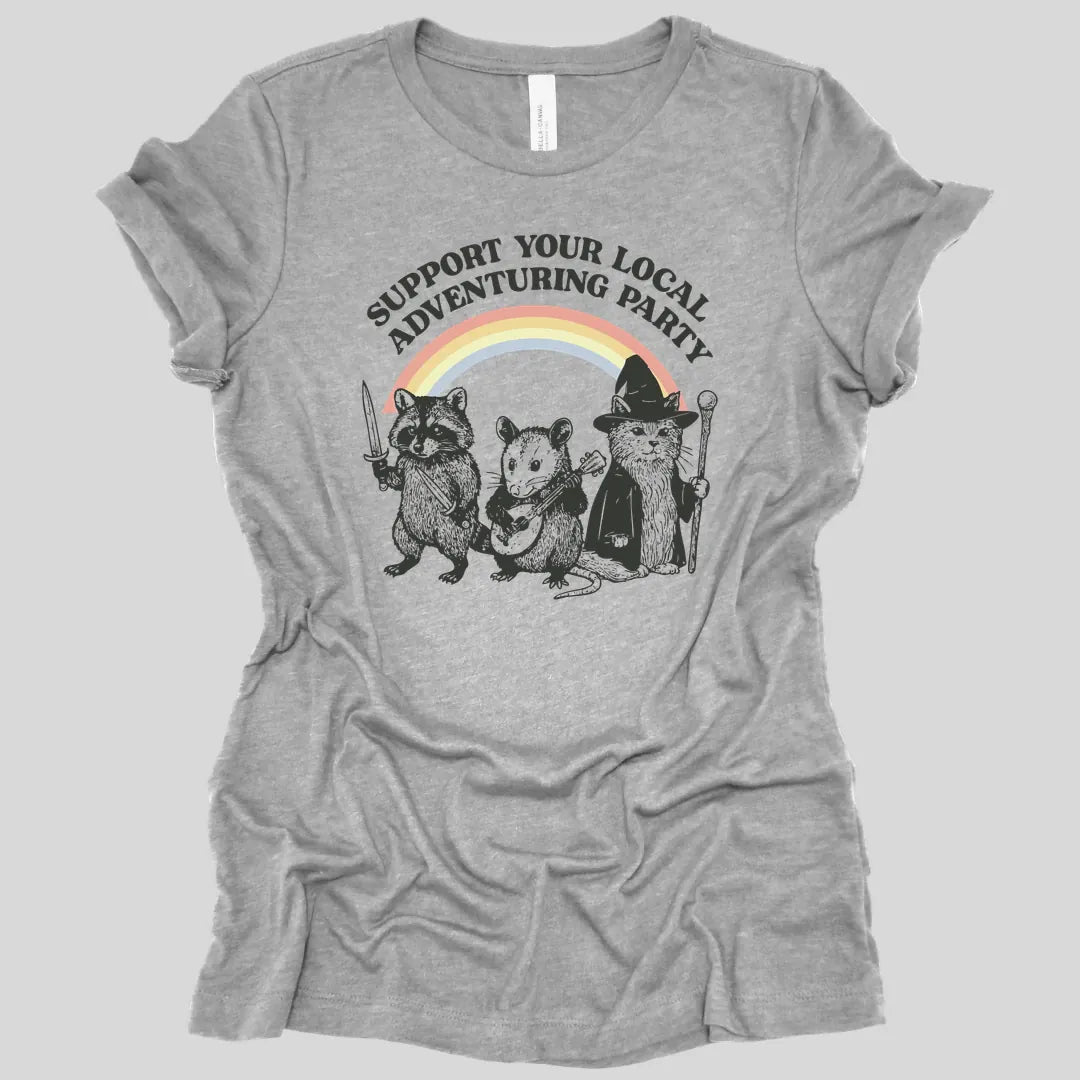 Support Your Local Adventuring Party Women's T-shirt