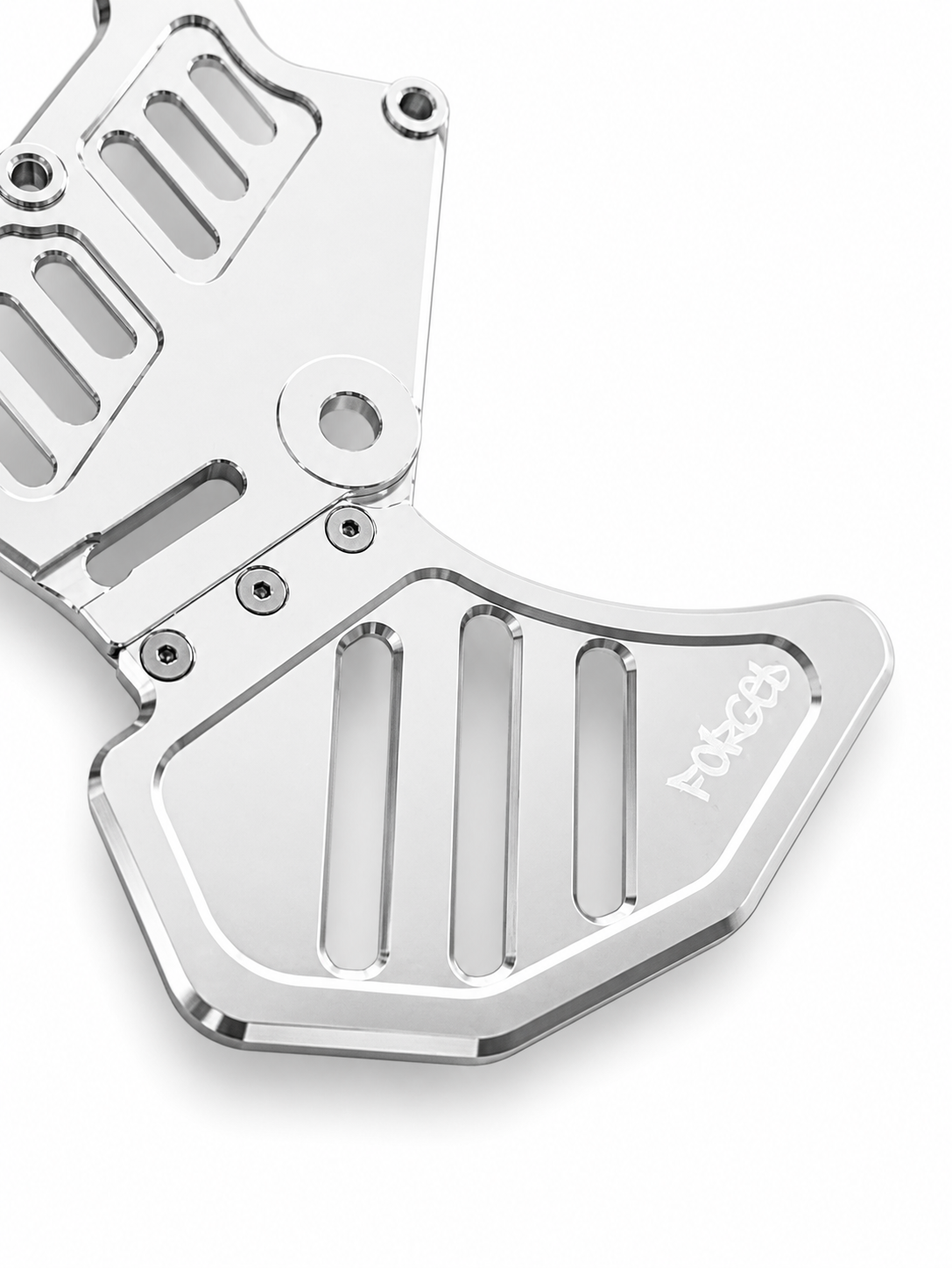 Soporte de pinza doble de E-Moto de metal con protector de disco