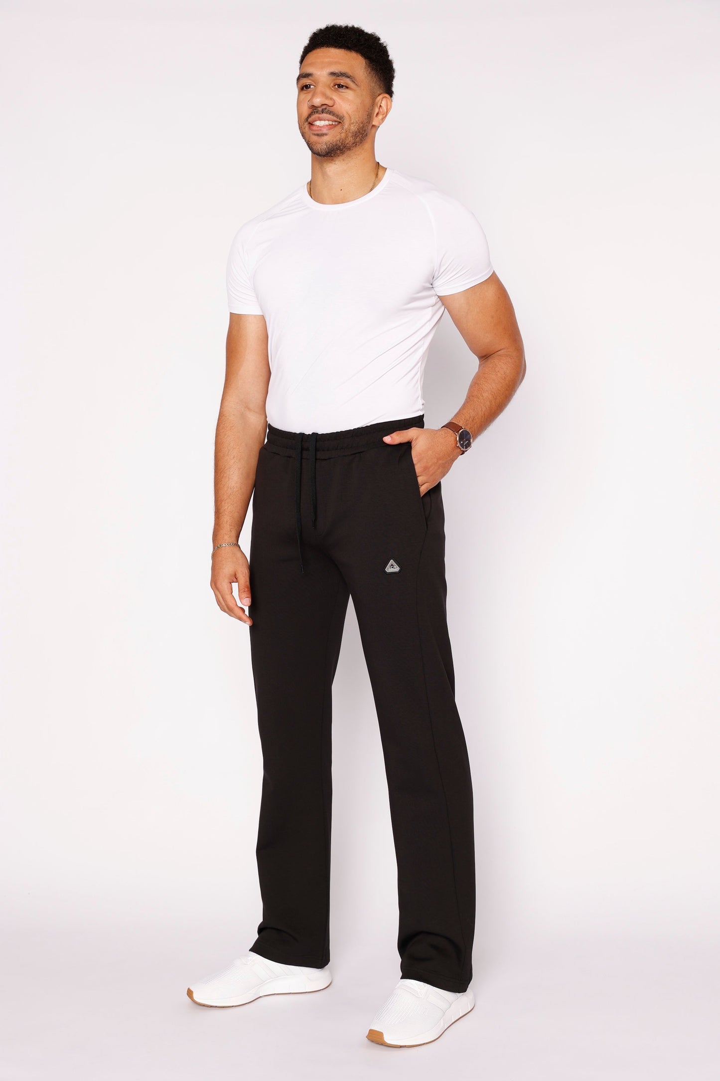 Pantalones deportivos SCR Classic Athleisure - Rectos (talla alta)