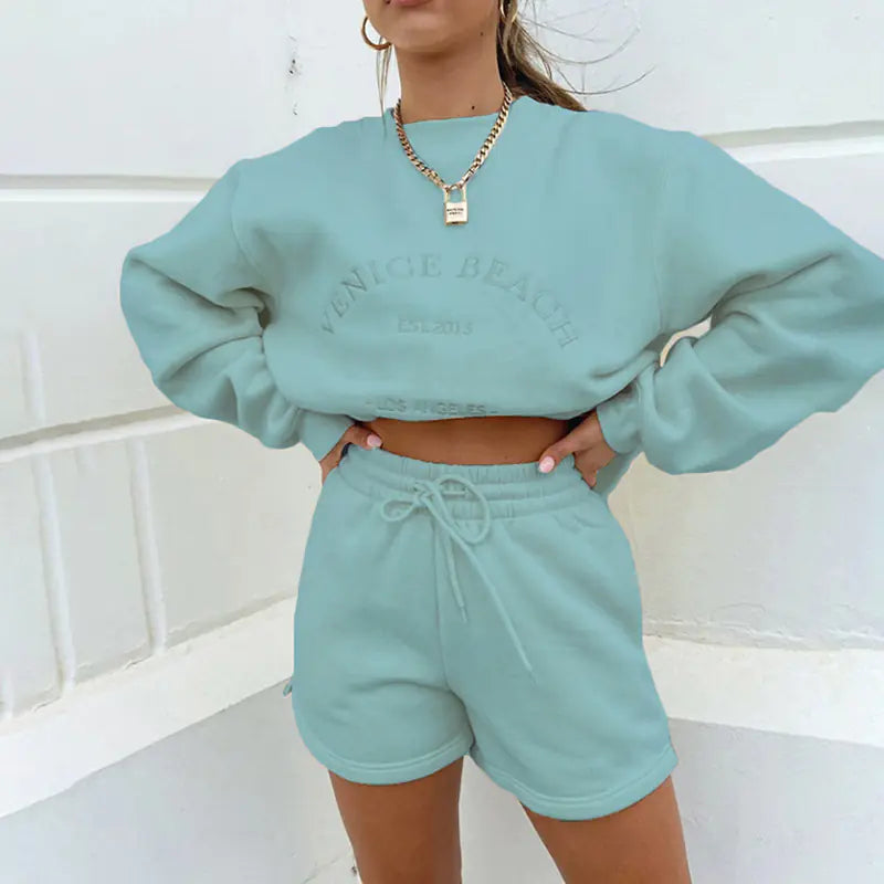 2023 Autumn Winter Women's Casual Hoodie Set