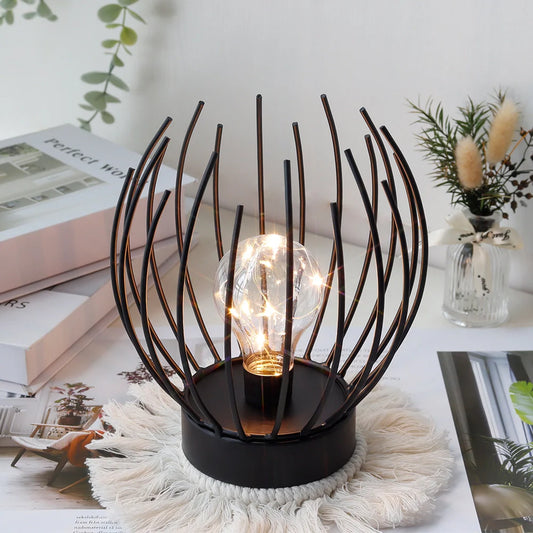 7" Tall Battery powered table lamp