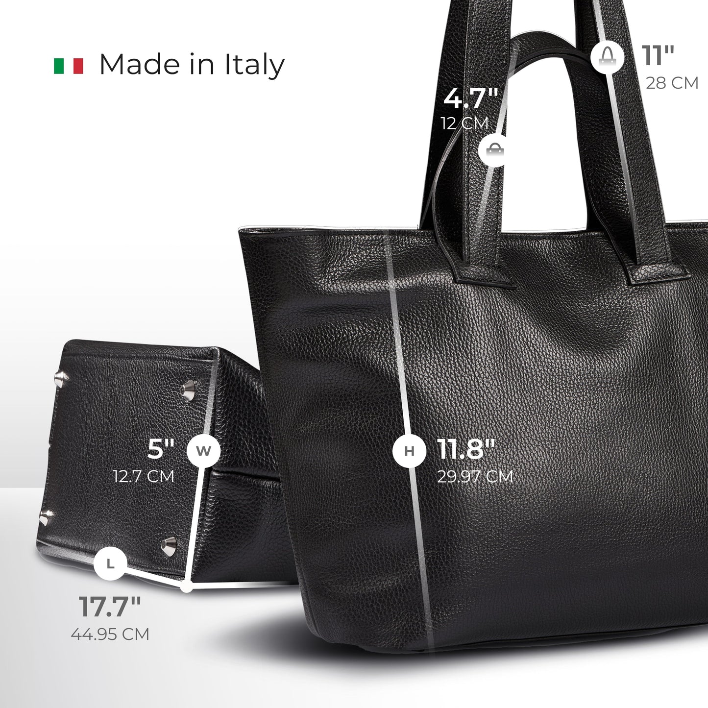 Italian Full-Grain Leather Tote Bag | Torino