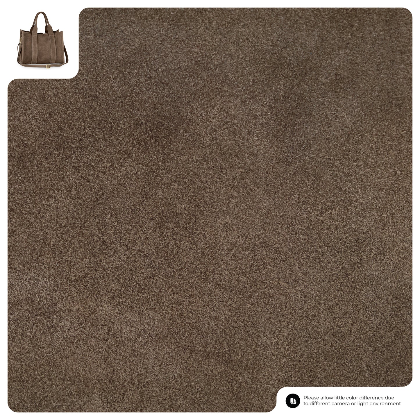 Italian Genuine Suede Tote Bag | Brianza